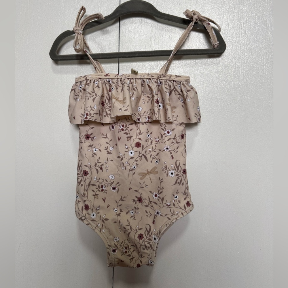 Rylee and Cru Floral Ruffle One-Piece Swimsuit